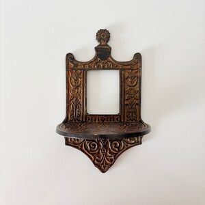 Wall Sconce Candle Shelf Aesthetic Movement Replica or Altarpiece Heavy Metal